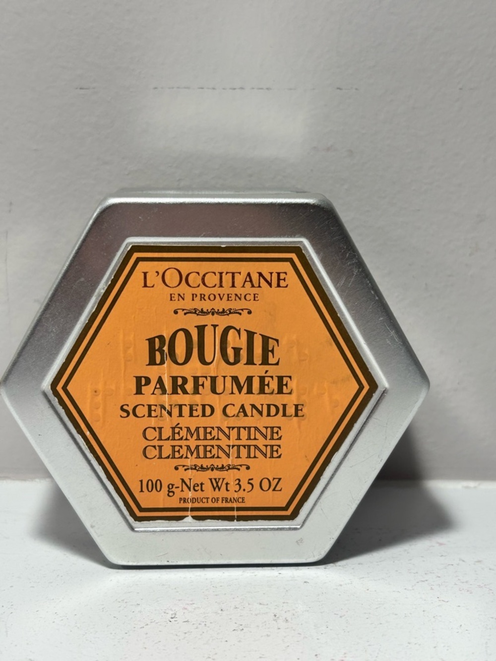 L'Occitane Clementine Scented Candle - Orange